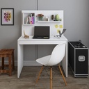 Duque Redonda Desk and Tv Wall Panel - White 