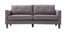 Idiya Zaire 3 seater , Dark Grey