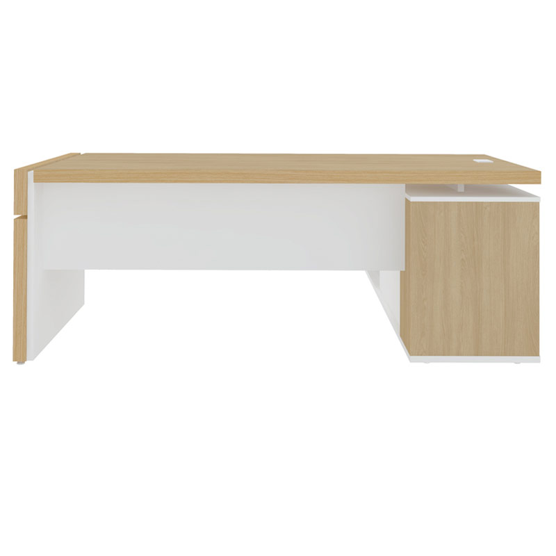 Palmas Workstation Connect III (LD-LE) - Light Oak/ White