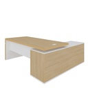 Palmas Workstation Connect III (LD-LE) - Light Oak/ White