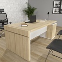 Palmas Workstation Connect III (LD-LE) - Light Oak/ White