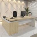 Palmas Workstation Connect III (LD-LE) - Light Oak/ White