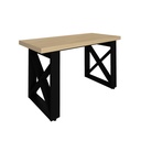 Parauapebas Desk - Light Oak/ Black