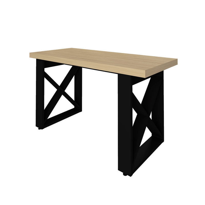 Parauapebas Desk - Light Oak/ Black