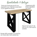 Parauapebas Desk - Light Oak/ Black