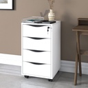 Piracicaba Chest of 4 Drawers - White 