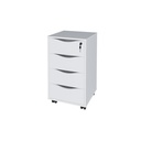 Piracicaba Chest of 4 Drawers - White 