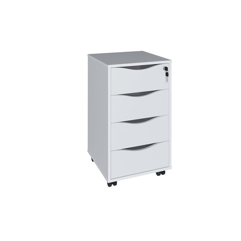 Piracicaba Chest of 4 Drawers - White 
