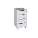 Piracicaba Chest of 4 Drawers - White 