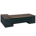 Recife Desk - Charuto/ Black