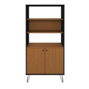 Ribeirao Bookcase - Freijo/ Black