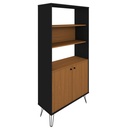 Ribeirao Bookcase - Freijo/ Black