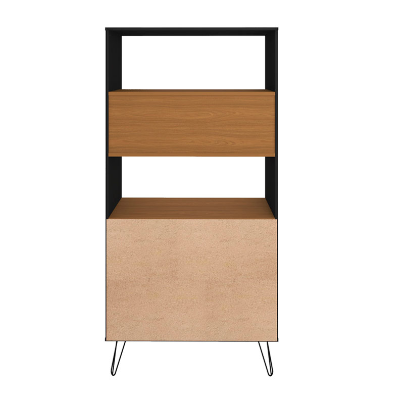 Ribeirao Bookcase - Freijo/ Black