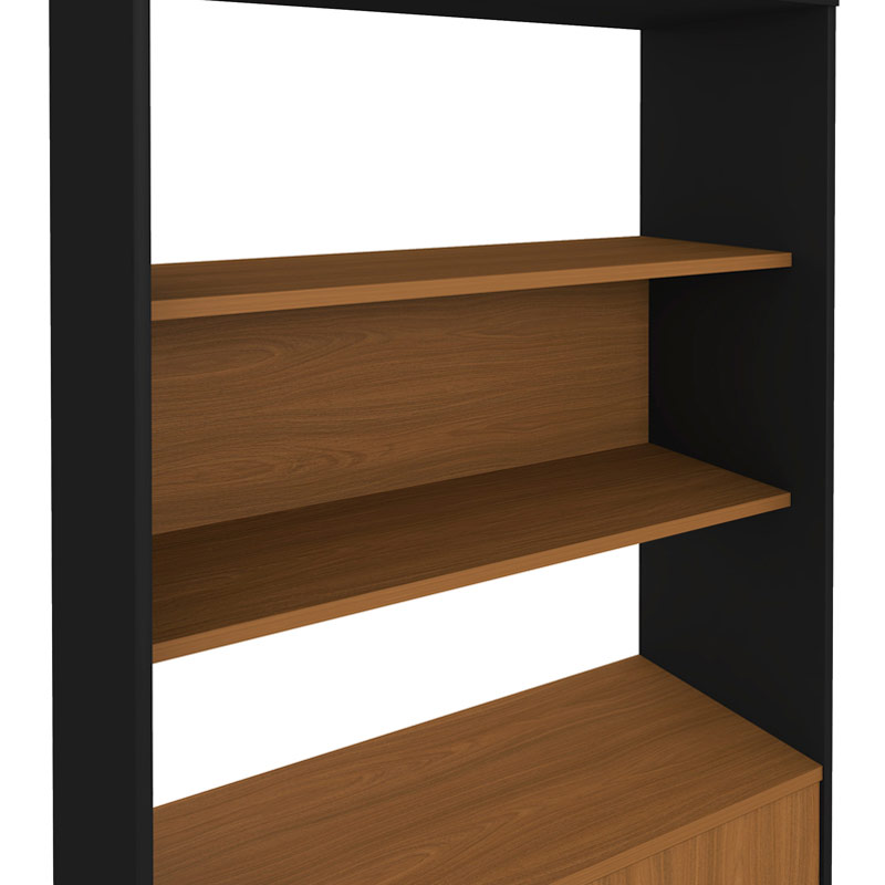 Ribeirao Bookcase - Freijo/ Black