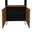 Ribeirao Bookcase - Freijo/ Black