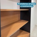 Ribeirao Bookcase - Freijo/ Black