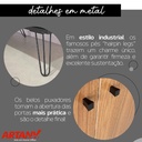 Ribeirao Bookcase - Freijo/ Black