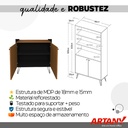 Ribeirao Bookcase - Freijo/ Black