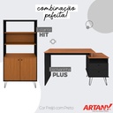 Ribeirao Bookcase - Freijo/ Black