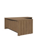 Sumare Chief Desk - Nogal/ Black