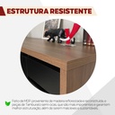 Sumare Chief Desk - Nogal/ Black