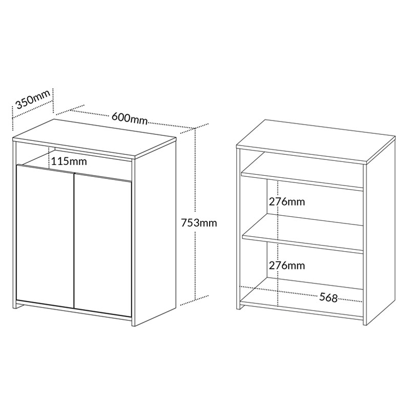 Teresina Cabinet - White 