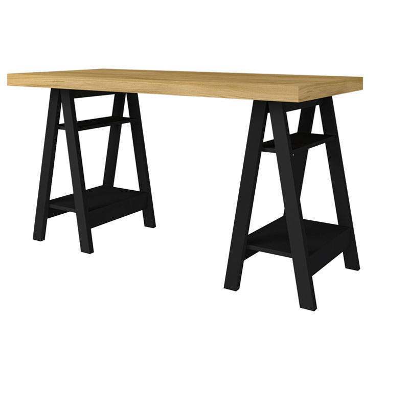 Valparaiso Desk - Elm/ Black