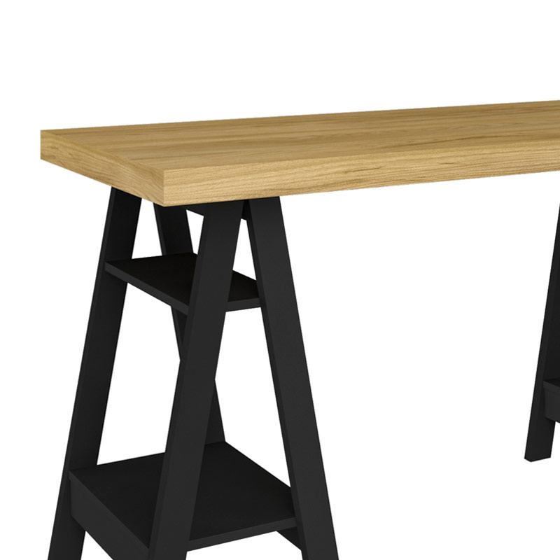 Valparaiso Desk - Elm/ Black