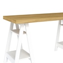 Valparaiso Desk - Elm/ White