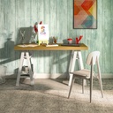 Valparaiso Desk - Elm/ White