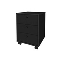 Viamao Chest of 3 Drawers - Black