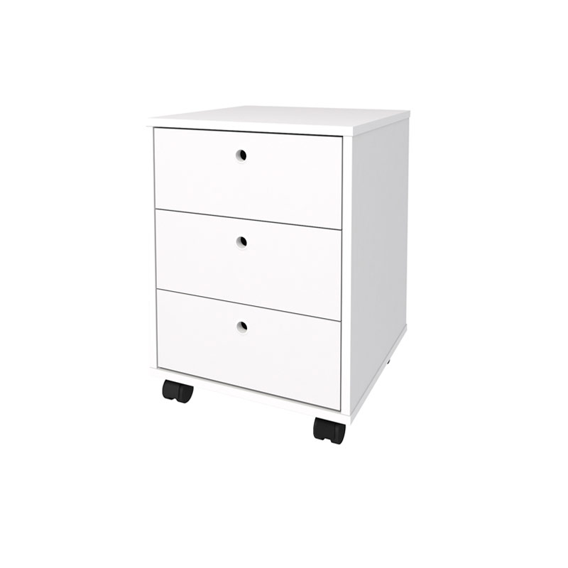 Viamao Chest of 3 Drawers - White