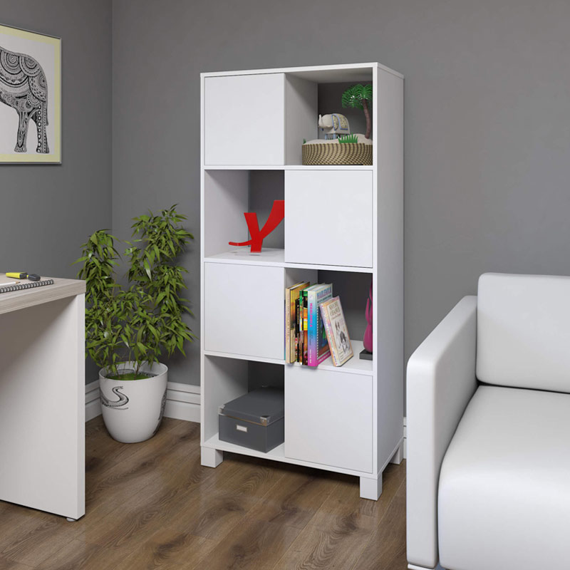 Vitoria Cabinet with 4 Doors - White 