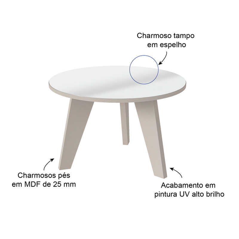 Abaetetuba Coffee Table - Off White