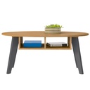 Angra Coffee Table - Oak/ Graphite