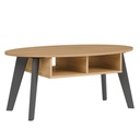 Angra Coffee Table - Oak/ Graphite