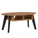 Angra Coffee Table - Pine/ Black