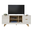 Araguaina Tv Stand - Off White/ Oak