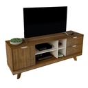 Araguaina Tv Stand - Pine/ Off White