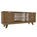 Araguaina Tv Stand - Pine/ Off White