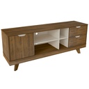 Araguaina Tv Stand - Pine/ Off White