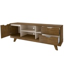 Araguaina Tv Stand - Pine/ Off White