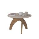 Arapongas Coffee Table - Off White/ Pine  