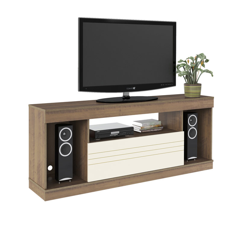 Araruama Tv Stand - Pine/ Off White