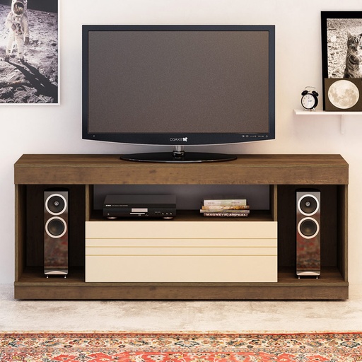 Aracaju Tv Stand - Pine/ Off White