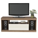 Araruama Tv Stand - Pine/ Off White