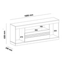 Araruama Tv Stand - Pine/ Off White