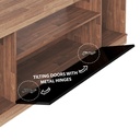 Araruama Tv Stand - Rustic/ Black