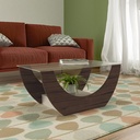 Atibaia Coffee Table - Walnut/ Off White