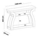 Bage Console Table - Pine